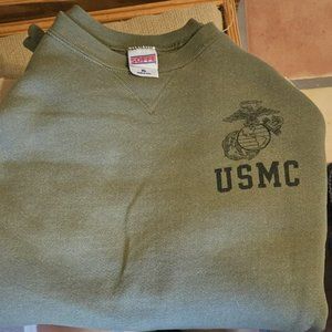 Classic USMC Green Sweatshirt - Size XL